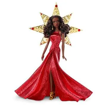 Barbie 2018 Holiday Doll with Red Gown & Accessories