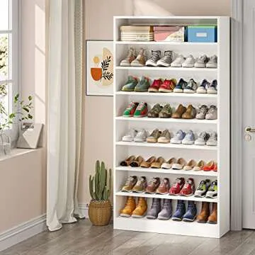 Tribesigns 70.8'' Shoe Cabinet - Space Saver & Organizer