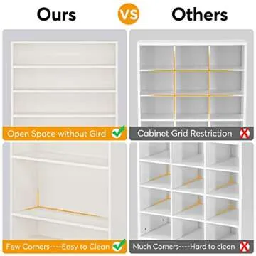 Tribesigns 70.8'' Shoe Cabinet - Space Saver & Organizer