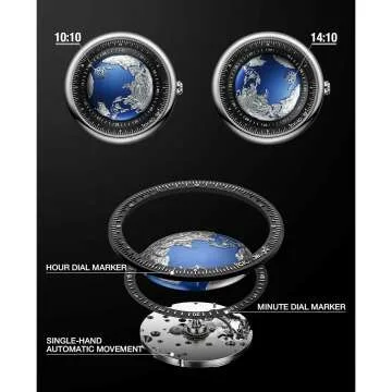 CIGA Blue Planet U Series Mechanical Watch for All