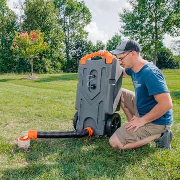 Camco RhinoFLEX RV Sewer Hose Kit - 3-Foot Durable Solution for Easy Waste Disposal