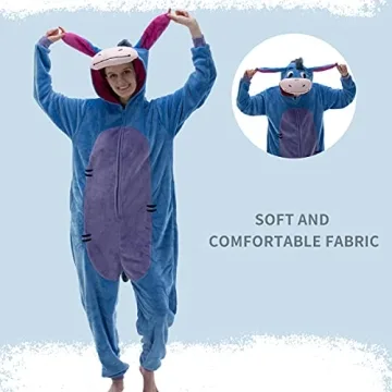 COSUSKET Unisex Donkey Onesie Pajamas for All