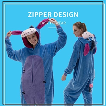 COSUSKET Unisex Donkey Onesie Pajamas for All