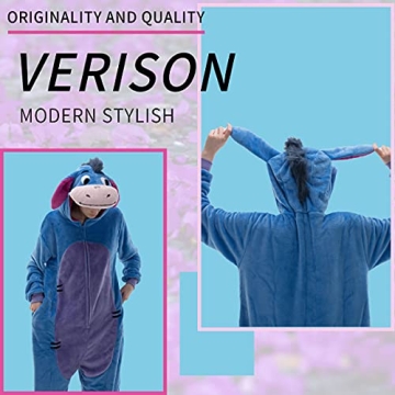 COSUSKET Unisex Donkey Onesie Pajamas for All