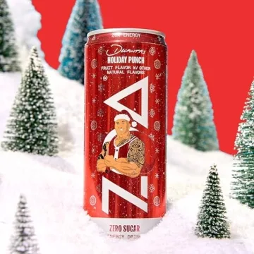 ZOA Zero Sugar Energy Drinks - Holiday Punch 12-Pack