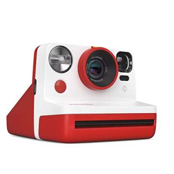 Polaroid Now 2nd Generation I-Type Instant Film Camera - Red (9074)