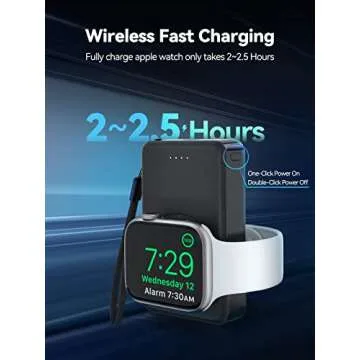 LVFAN Apple Watch Portable Charger 4000mAh Power Bank
