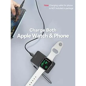 LVFAN Apple Watch Portable Charger 4000mAh Power Bank