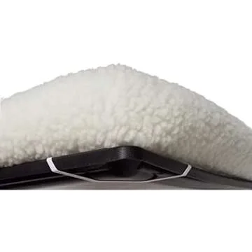 MidWest Homes for Pets Bolster Fleece Pet Bed for Dog And Cats 24L-Inch White w/ Comfortable Bolster | Ideal for Small Dog Breeds & Fits a 24-Inch Dog Crate | Machine Wash & Dry | 1-Year Warranty