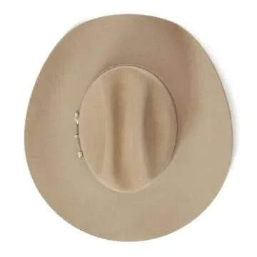 Stetson Men's 4X Corral Wool Cowboy Hat Sand 7 1/4 - Durable Style