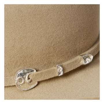 Stetson Men's 4X Corral Wool Cowboy Hat Sand 7 1/4 - Durable Style