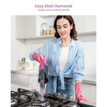 Schenley Steam Mop Cleaner for All Floor Types with 7 Attachments