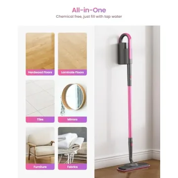 Schenley Steam Mop Cleaner for All Floor Types with 7 Attachments
