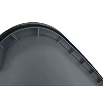 Rubbermaid Commercial Products Brute Rollout Trash/Garbage Can/Bin with Wheels, 50 GAL, for Restaurants/Hospitals/Offices/Back of House/Warehouses/Home, Gray