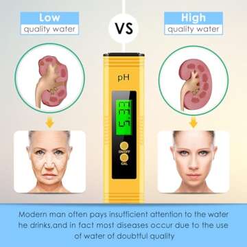 High Accuracy Digital pH Meter for Water 0.01 Resolution