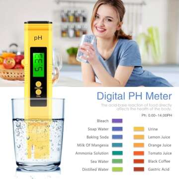 High Accuracy Digital pH Meter for Water 0.01 Resolution