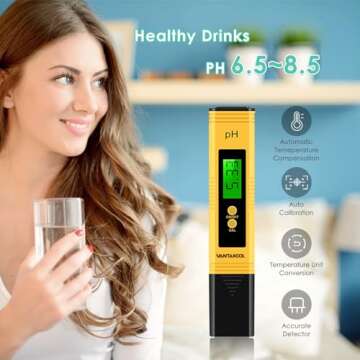 High Accuracy Digital pH Meter for Water 0.01 Resolution