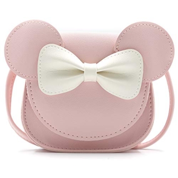 HXQ Little Mouse Bow Purse for Toddlers & Kids
