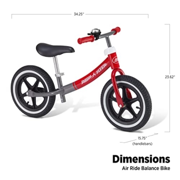 Radio Flyer Air Ride Balance Bike for Toddlers