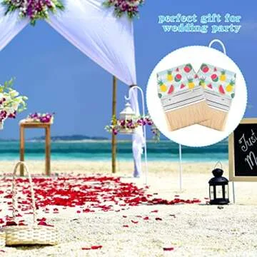 WANGDEFA Sand Beach Cleaning Brush Body Skin Feet Sand Remover for Beach Volleyball Sandboxes Beach Events Water Activities Sand Occasion (Fruit) (Wood 1)