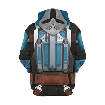 eioaner 3D Printed Pullover Hoodie for Halloween Cosplay