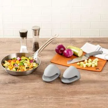 Mini Silicone Oven Mitts - Heat Resistant Kitchen Tools