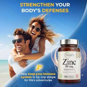 Zinc 50mg Supplement - Immune Support for All