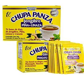 Tea CHUPA Panza - Herbal Tea with Ginger, Pineapple & Cinnamon - Set of 2