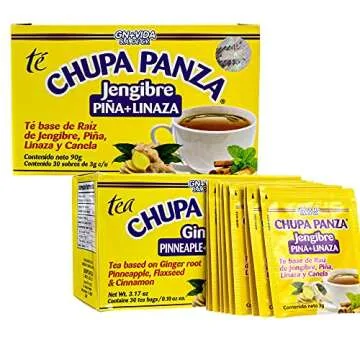 Tea CHUPA Panza - Herbal Tea with Ginger, Pineapple & Cinnamon - Set of 2