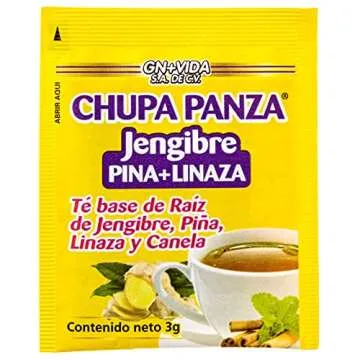 Tea CHUPA Panza - Herbal Tea with Ginger, Pineapple & Cinnamon - Set of 2