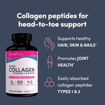 Super Collagen + C Supplement Tablet 360 Count