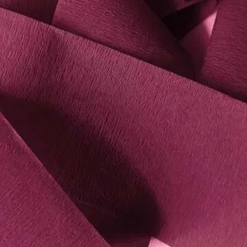 Burgundy Crepe Paper Streamers 8 Rolls, Party Streamers for Birthday Wedding Baby Bridal Shower Decorations Halloween Christmas Craft Supplies (1.8 Inch x 82 Ft/Roll, 656ft)
