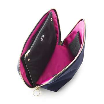 KUSSHI Travel Snap-in Brush Organizer for Makeup Lovers