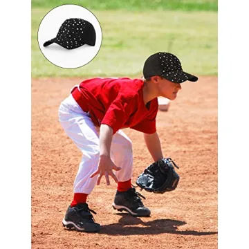 Loopeer Adjustable Rhinestone Baseball Cap for All Occasions