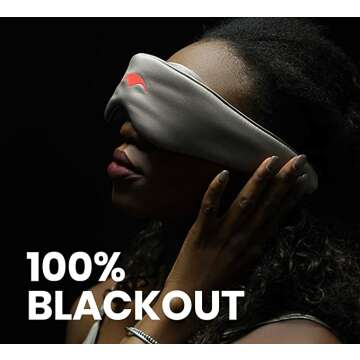 Manta Silk Sleep Mask: Blackout Comfort for Sweet Dreams