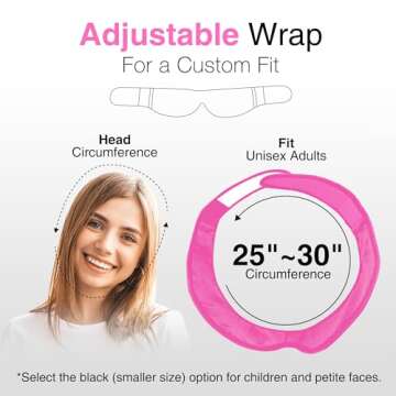 LotFancy Face Ice Pack Wrap for Pain Relief and Recovery