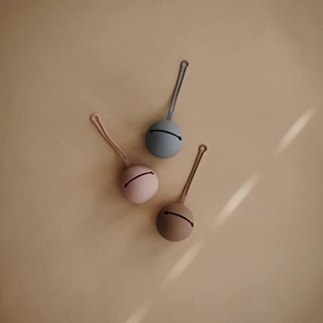 Mushie Silicone Pacifier Holder Case - Safe & Stylish