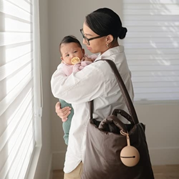 Mushie Silicone Pacifier Holder Case - Safe & Stylish