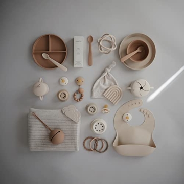 Mushie Silicone Pacifier Holder Case - Safe & Stylish