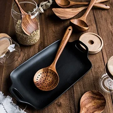 Eco-Friendly Bamboo Kitchen Strainer - Durable & Stylish