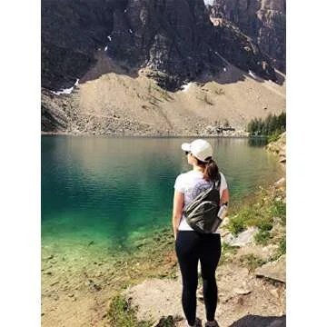 WATERFLY Crossbody Sling Bag Small Water Resistant Backpack Lightweight Shoulder Chest Daypack for Men Women Hiking Travel