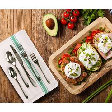 Utopia Towels Green Dish Towels [24 Pack - 15 x 25 Inches] 100% Ring Spun Cotton Highly Absorbent & Reusable Cleaning Bar, Tea, Kitchen and Dishcloths Set - 200 GSM