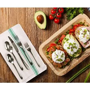 Utopia Towels Green Dish Towels [24 Pack - 15 x 25 Inches] 100% Ring Spun Cotton Highly Absorbent & Reusable Cleaning Bar, Tea, Kitchen and Dishcloths Set - 200 GSM