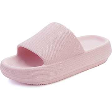 BRONAX Women’s Pillow Slippers - Cushioned Indoor Slides with Thick Sole