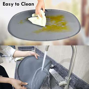 Premium Heat Resistant Mat for Slow Cookers - 20x13 Silicone