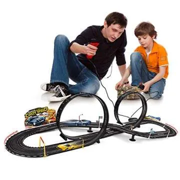 Kids Toy-Electric Powered Slot Car Race Track Set Boys Toys for 6 7 8-12 Years Old Boy Girl Best Gifts
