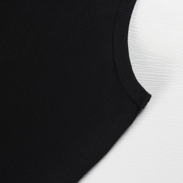 Artfish Women's Stylish Sleeveless Ribbed Crop Top