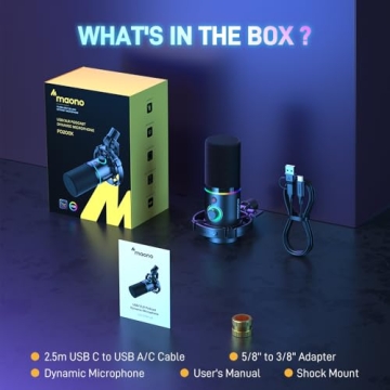 MAONO PD200X Dynamic Mic for Streaming & Podcasting