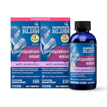 Mommy's Bliss Constipation Ease with Prebiotics - Gentle Relief for Babies