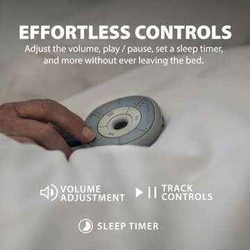 Avantree Slumber Pillow Sleep Headphones with White Noise